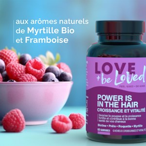 Gummies cheveux croissance et vitalité