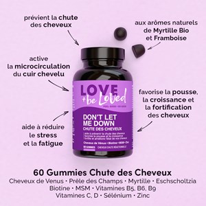 Gummies cheveux anti chute x3