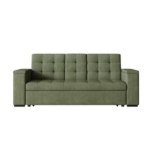 Noho canapé 3 places convertible vert velours côtelé