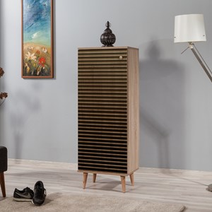 Loya meuble à chaussures en bois - 8 rangements