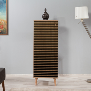 Loya meuble à chaussures en bois - 8 rangements