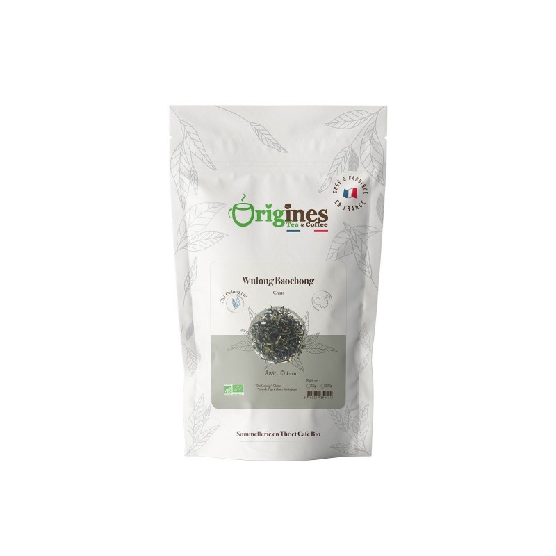 Baochong - thé oolong bio de chine - sachet 50g