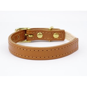 Collier pour chat panthera tigris by maurice en cuir - taille 1 - marron