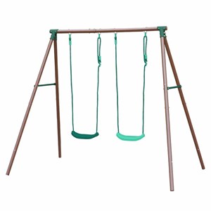 Portique métal 2 balançoires malo