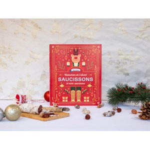 Calendrier de l'avent 32 mini-saucissons artisanaux 