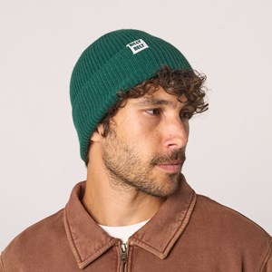 Bonnet en laine vert anglais