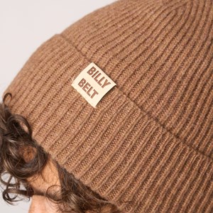 Bonnet en laine marron