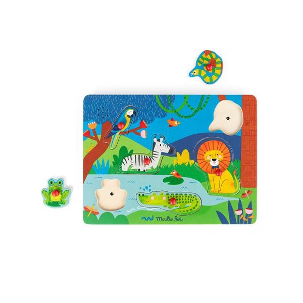 Puzzle 6 pièces moulin roty sonore anima