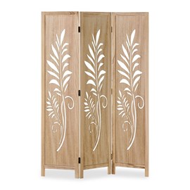 Paravent naturel design 3 panneaux