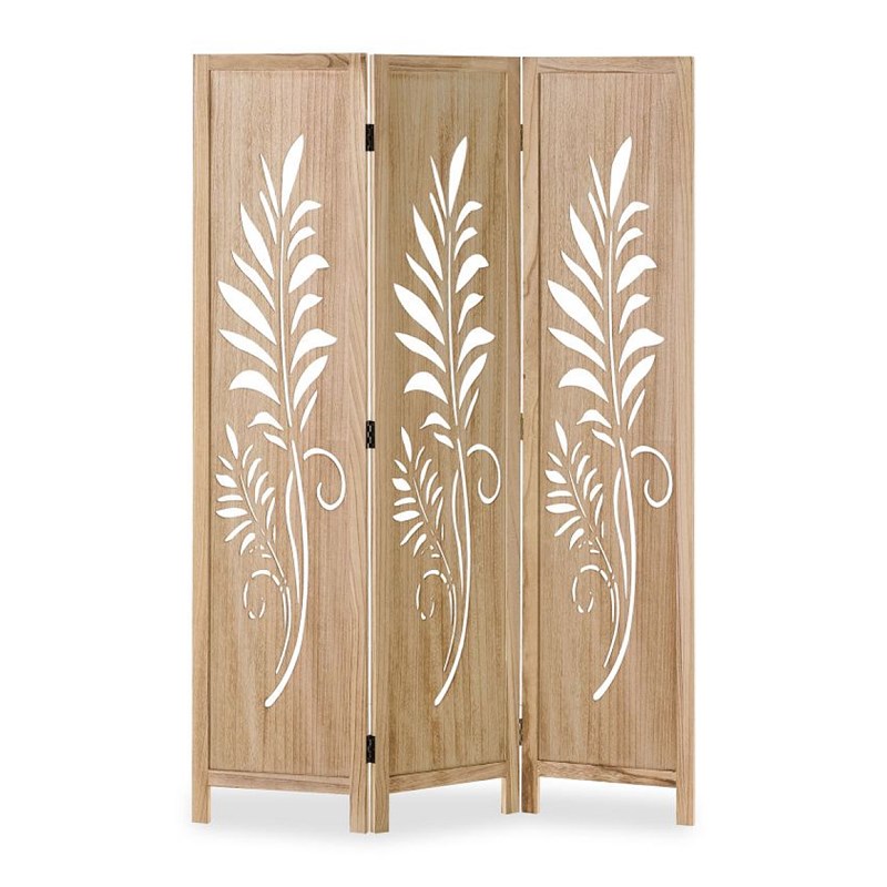 Paravent naturel design 3 panneaux
