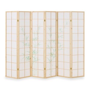 Paravent bambou 6 panneaux