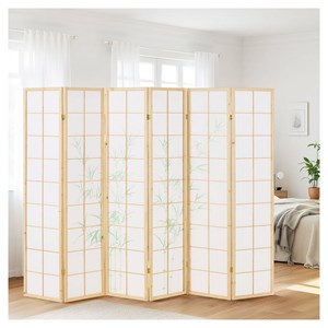 Paravent bambou 6 panneaux