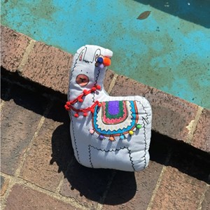 Kit - coussin lama à personnaliser