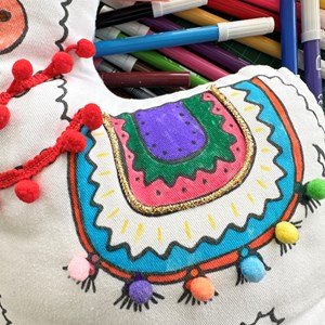 Kit - coussin lama à personnaliser