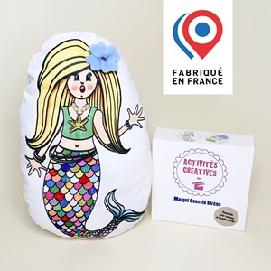 Kit - coussin sirène à personnaliser