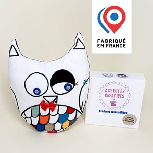 Kit - coussin hibou à personnaliser