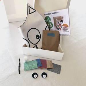 Kit - coussin hibou à personnaliser