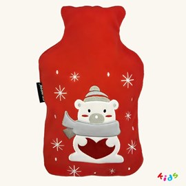 Bouillotte ourson noël