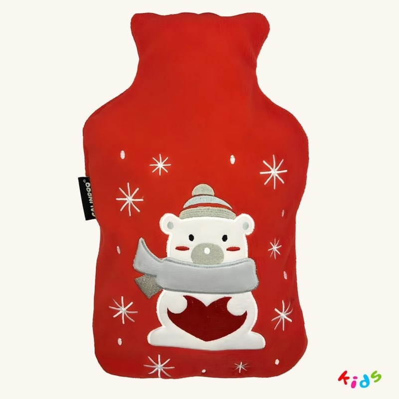 Calindoo - Bouillotte ourson noël