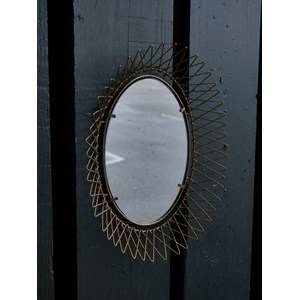 Ancien miroir soleil chiné