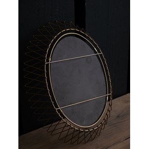 Ancien miroir soleil chiné