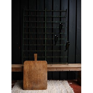 Ancienne grande planche à découper chinée