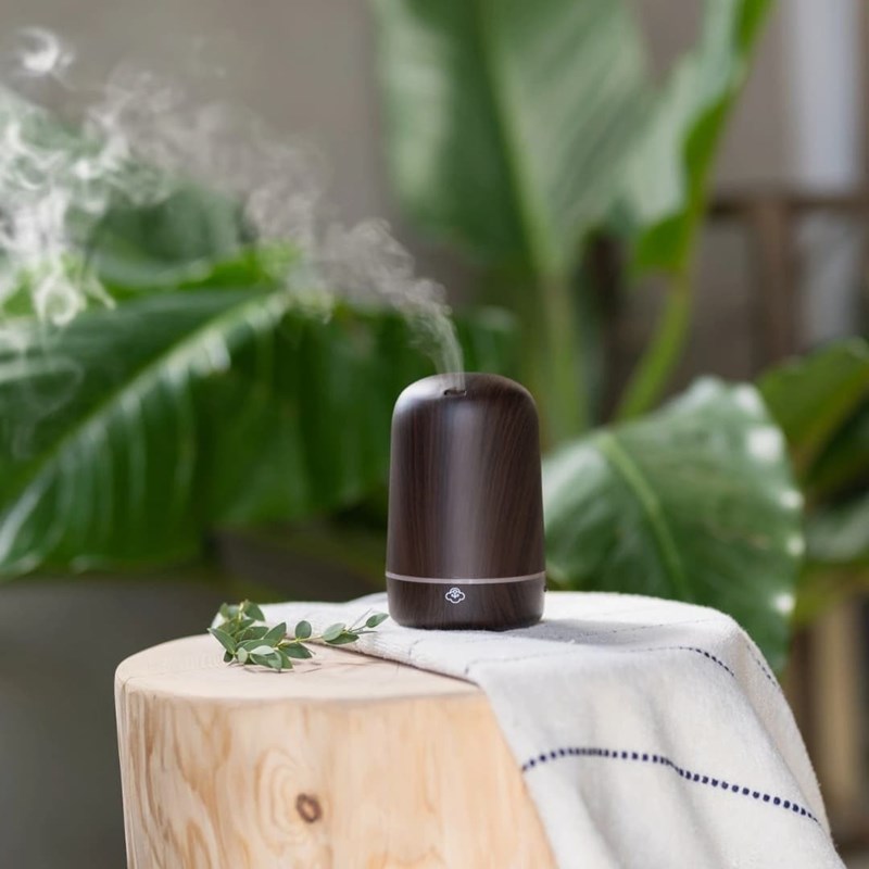 Diffuseur d’huiles essentielle light house bois foncé