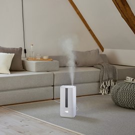 Humidificateur avec lampe uv oliver blan