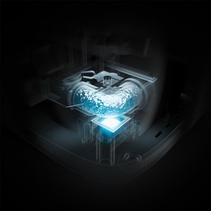 Humidificateur avec lampe uv oliver blan