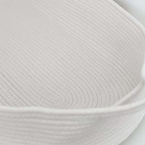 Couffin tressé en cotton avec matelas