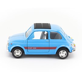Voiture miniature fiat 500 bleue