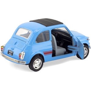 Voiture miniature fiat 500 bleue