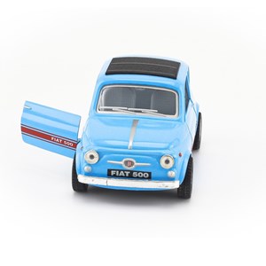 Voiture miniature fiat 500 bleue