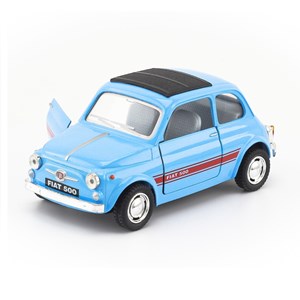 Voiture miniature fiat 500 bleue