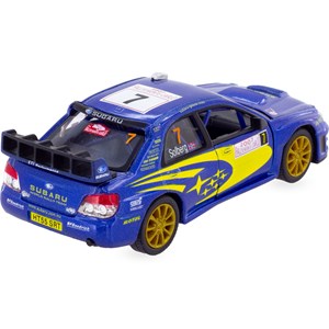 Voiture miniature subaru bleue