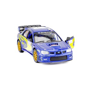 Voiture miniature subaru bleue