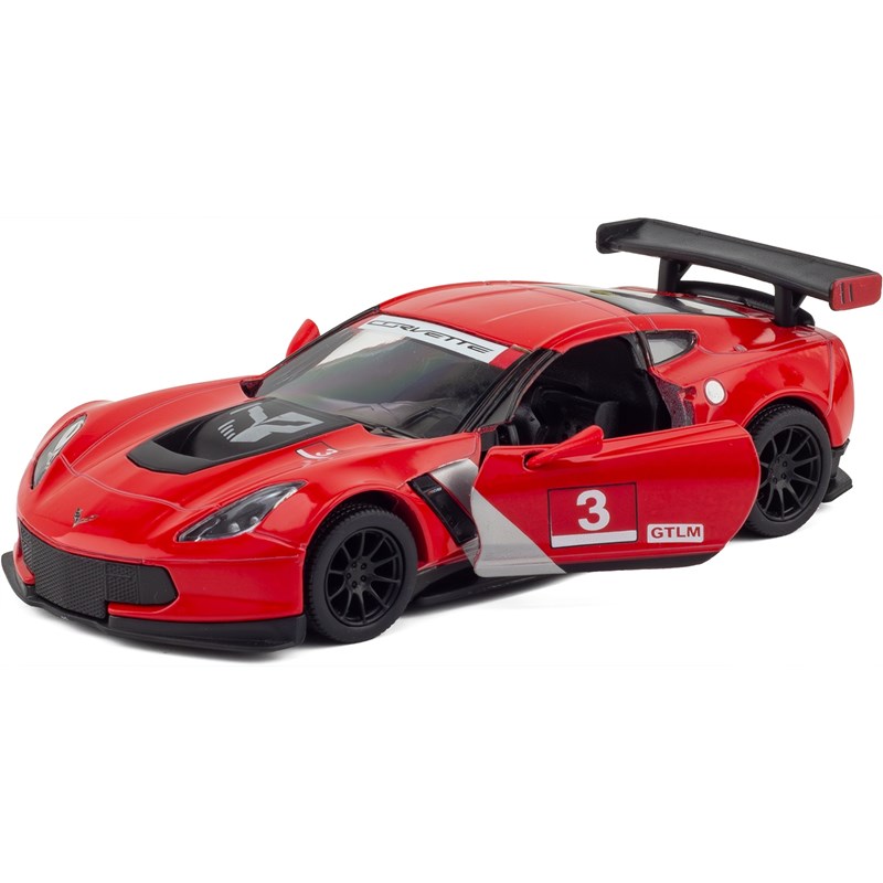 Voiture miniature corvette c7 r rouge