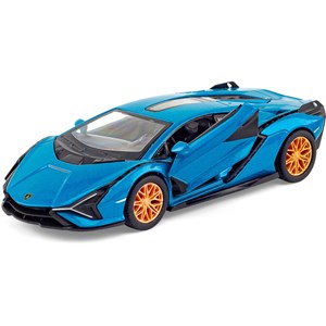 Voiture miniature lamborghini bleue