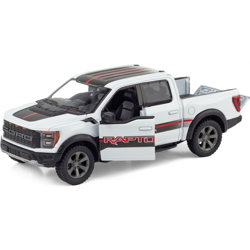 Voiture miniature ford f-150 raptor blan