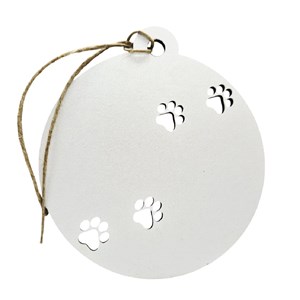 Boule de noël chien personnalisable boi