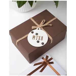 Boule de noël chien personnalisable boi