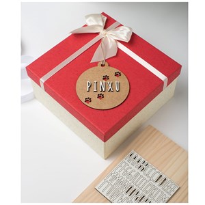 Boule de noël chien personnalisable boi