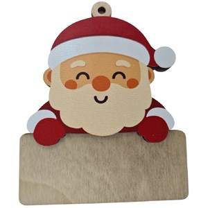Père noël personnalisable en bois