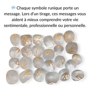 Runes en cristal de roche