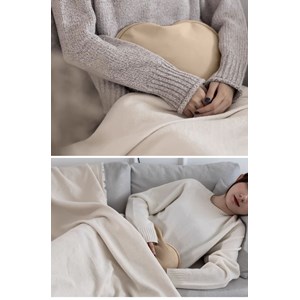 With love- bouillotte électrique velours