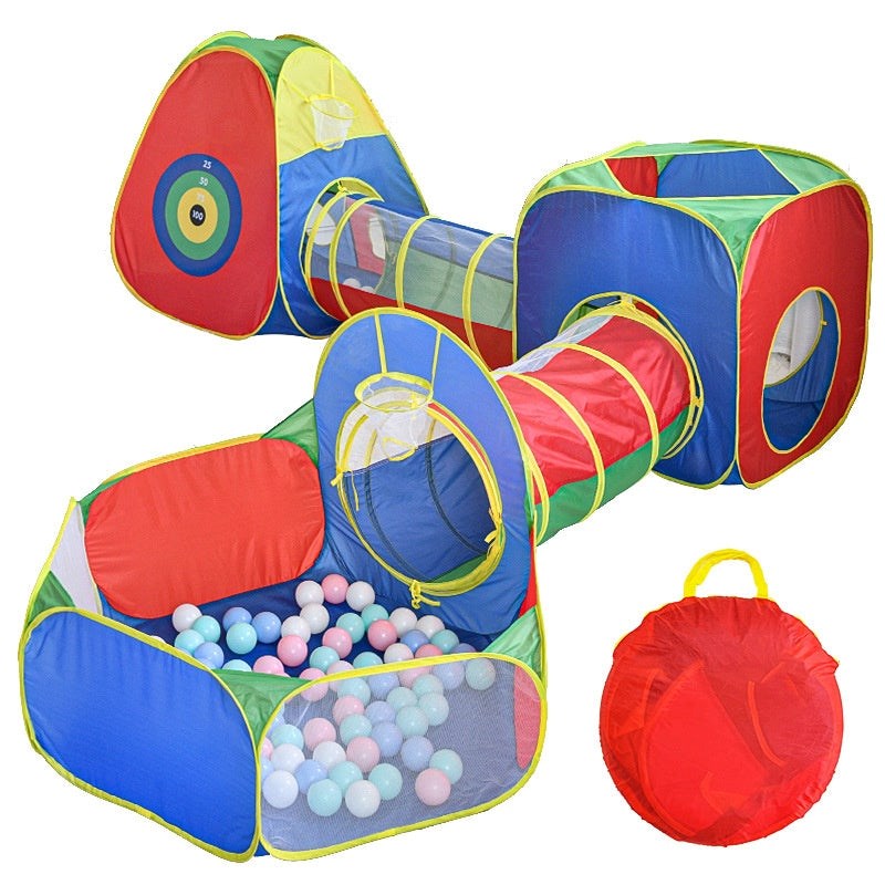 Tente 5 en 1 tunnel de jeu pliable enfant (sans balles)