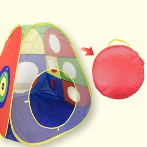 Tente 3 en 1 tunnel de jeu pliable enfant (sans balles)