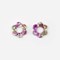 Charms baby fleurette Magenta et Vert