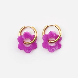 Baby fleurette - acier inoxydable doré