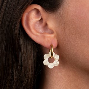 Baby fleurette - acier inoxydable doré Nude